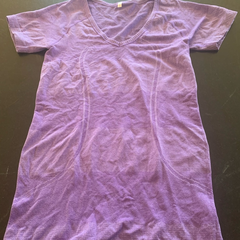 Purple Lululemon active shirt